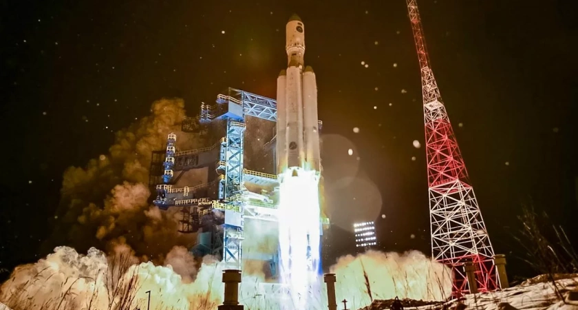 Ракета "Ангара-А5" успешно стартовала с космодрома Плесецк