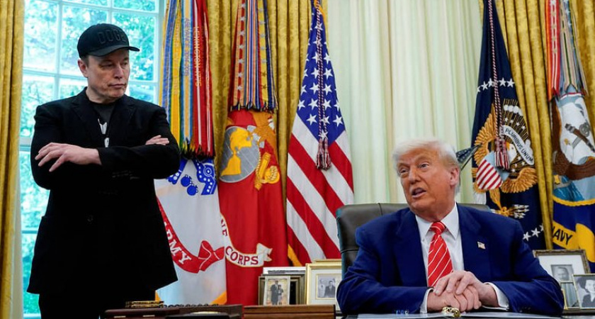«Закрывай лавочку и уезжай в ЮАР»: угрозы Трампа депортировать Маска обрушили Tesla на 7,7%