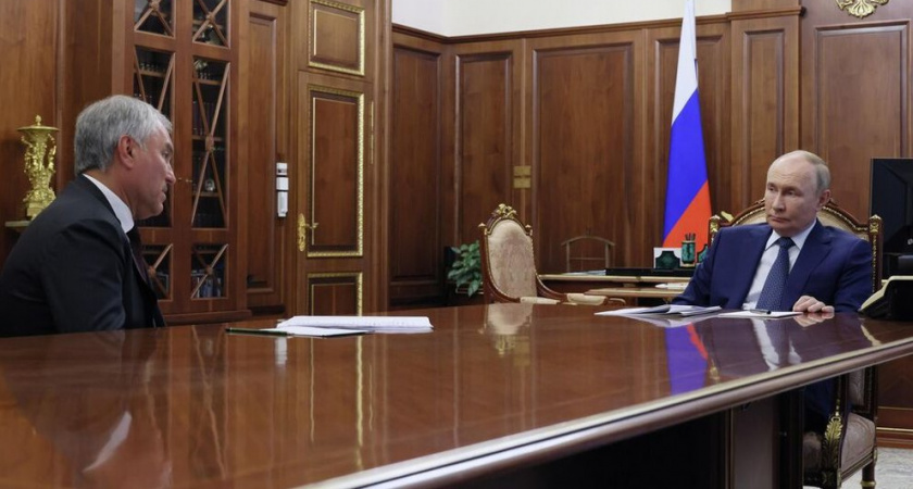 Володин отчитался Путину о 139 законах для участников СВО и их семей