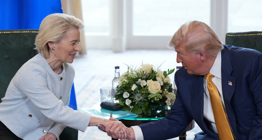 Фон дер Ляйен присоединится к встрече Трампа и Зеленского по просьбе украинского президента