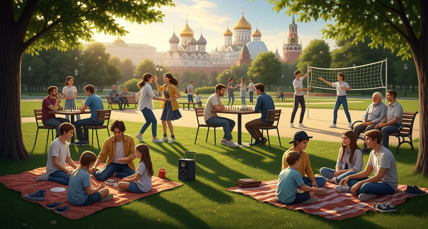 "Лето в Москве": как тысячи бизнесменов превратили мегаполис в огромный сад с концертами