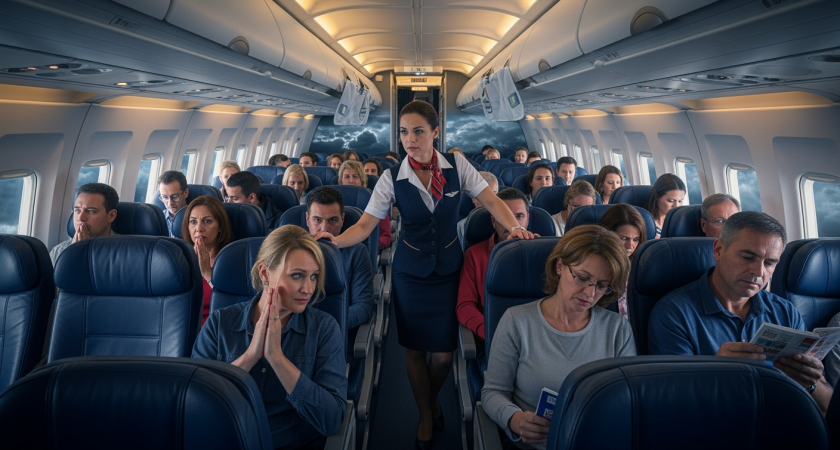 Пассажир снял на видео, как часть крыла Boeing отваливается в полете с 68 людьми на борту