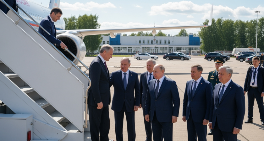 Путин прибыл в закрытый ядерный центр Саров в сопровождении Герасимова и руководства "Росатома"