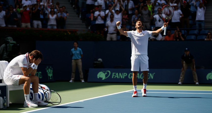 Медведев сенсационно вылетел в первом круге US Open от 51-й ракетки мира