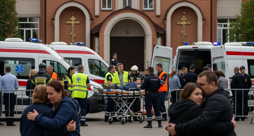 Стрелок в черном открыл огонь по детям во время мессы в школе Миннеаполиса: погибли два ученика 8 и 10 лет