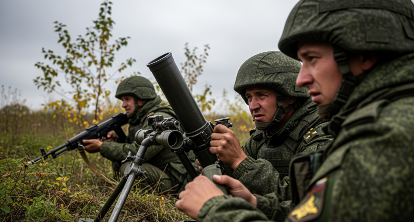 Российские военные уничтожили минометным огнем украинскую ДРГ на подходе к Курской области