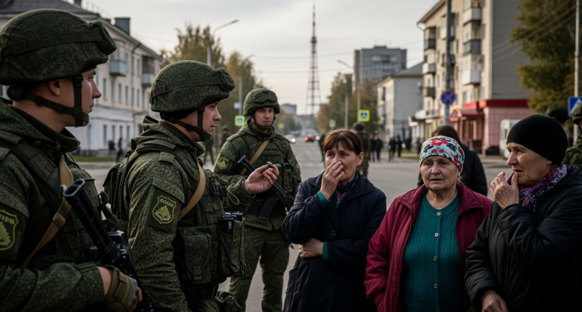 Российские военные заняли центр Купянска: кадры у администрации и стадиона "Спартак"