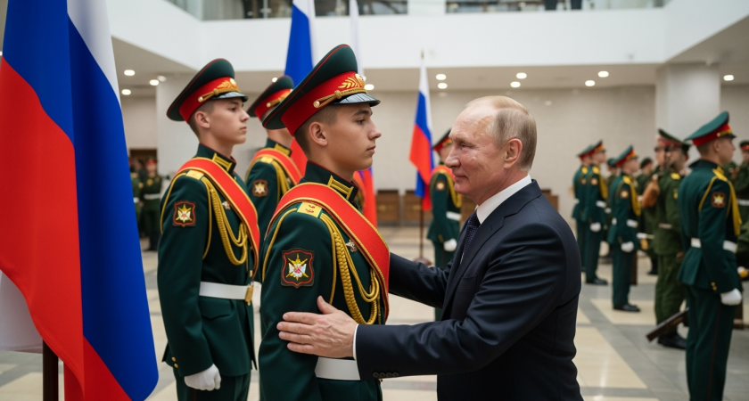 "Форма — это наша гордость": курсант из Уссурийска растрогал Путина ответом о военной учебе