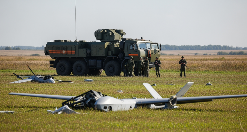 ПВО отбила атаку 10 дронов в двух районах Воронежской области — пострадавших нет