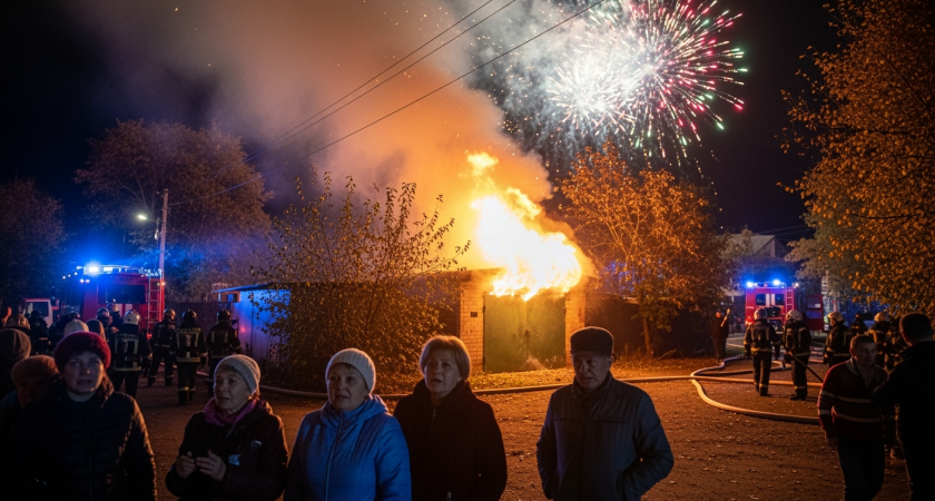 Shot: Склад пиротехники взорвался фейерверками в небе Краснодара во время атаки дронов ВСУ
