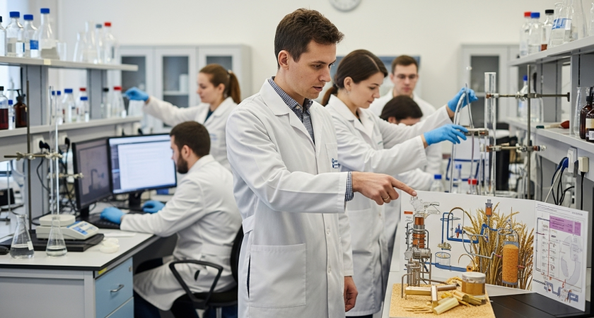 Ученые КубГТУ создали технологию переработки рисовой соломы в синтетический газ при 500 градусах