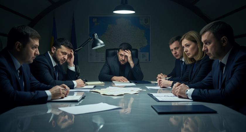 "Как в бункере Гитлера": политолог сравнил атмосферу в окружении Зеленского с последними часами Третьего рейха