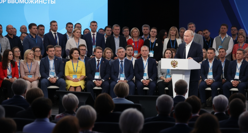 Путин на форуме с 400 участниками противопоставил "киберэгоистов" людям, ценящим любовь и дружбу