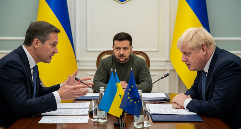 Президент Финляндии и экс-премьер Британии устроили словесную перепалку в Киеве из-за членства Украины в ЕС