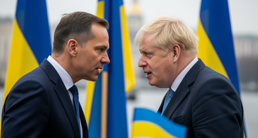 Стубб и Джонсон устроили публичную перепалку в Киеве из-за Brexit и войск для Украины