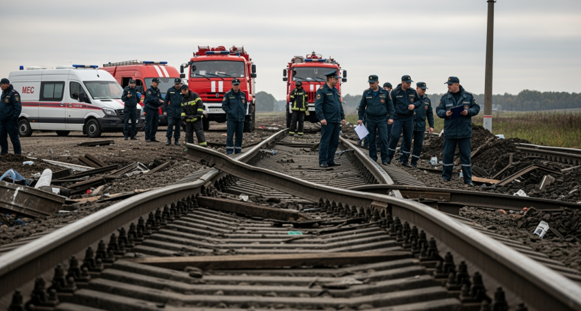 Третий росгвардеец погиб от взрыва на железной дороге под Орлом