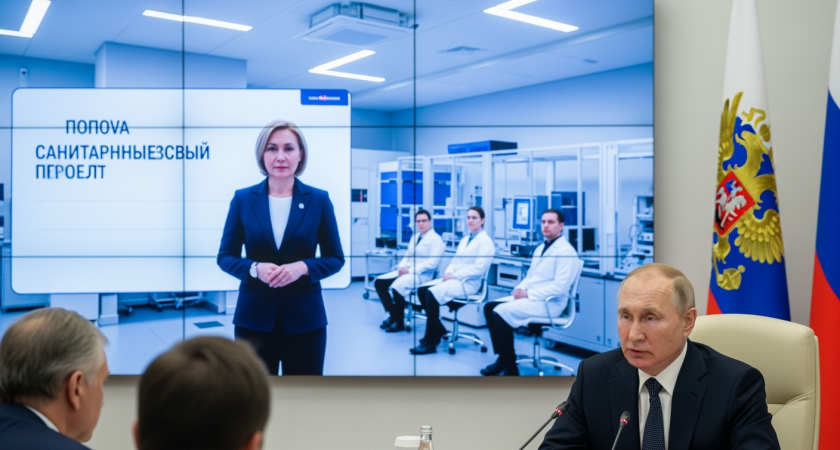 Путин запустил "Санитарный щит" России: президент лично открыл объекты Роспотребнадзора по видеосвязи