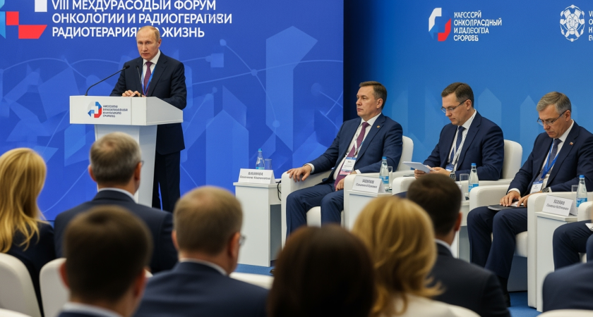 Путин заявил о прорыве России в лечении рака на VIII Международном форуме онкологии