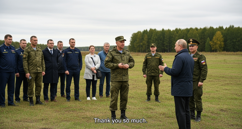 Путин неожиданно заговорил по-английски с военными наблюдателями на учениях "Запад-2025"