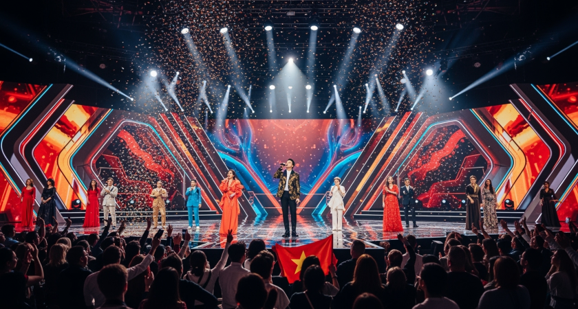 23 страны на одной сцене: как вьетнамец Дык Фук покорил 11-тысячную Live Arena на "Интервидении"