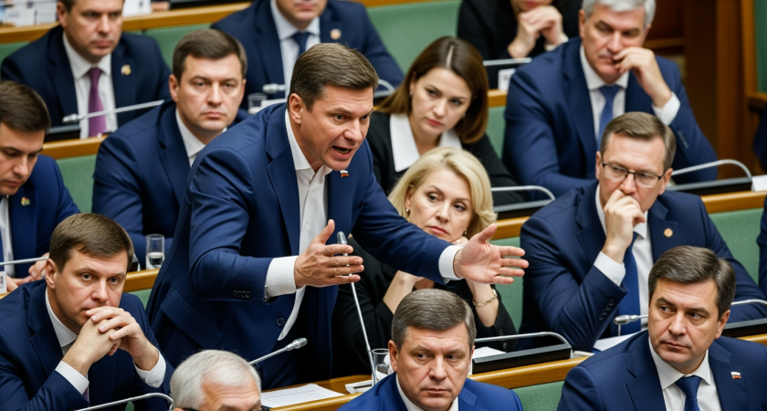 Трус с дрожащими коленками": депутат Госдумы разгромил Ющенко за призыв "идти на Москву