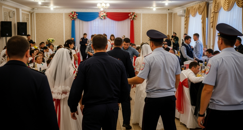 Полиция ворвалась на свадьбу в Солонцах и депортировала 26 нелегальных мигрантов