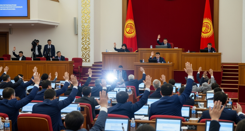 84 из 89 депутатов Киргизии проголосовали за самороспуск парламента из-за угрозы политической нестабильности