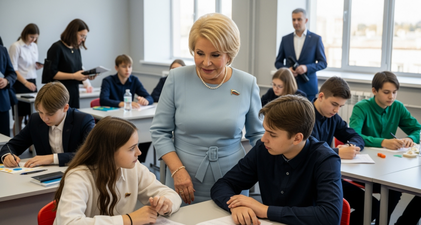 Матвиенко поручит распространить новгородскую модель школ с градообразующими предприятиями по всей России