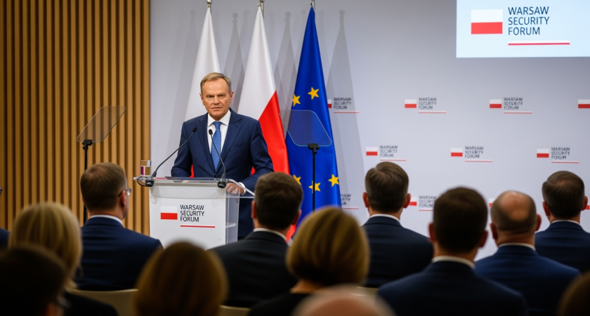 Туск на Warsaw Security Forum: "Это война нового типа, но все равно война против России"