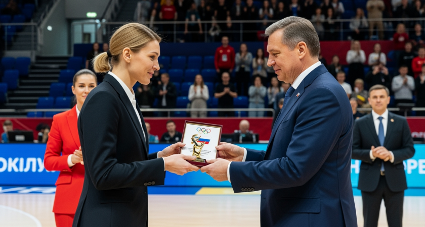 Двукратную олимпийскую чемпионку Татьяну Овечкину наградили за 50-летний вклад в российский спорт