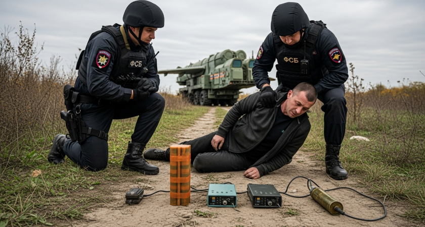 ФСБ задержала агента СБУ с килограммом взрывчатки у комплексов С-300 в Крыму