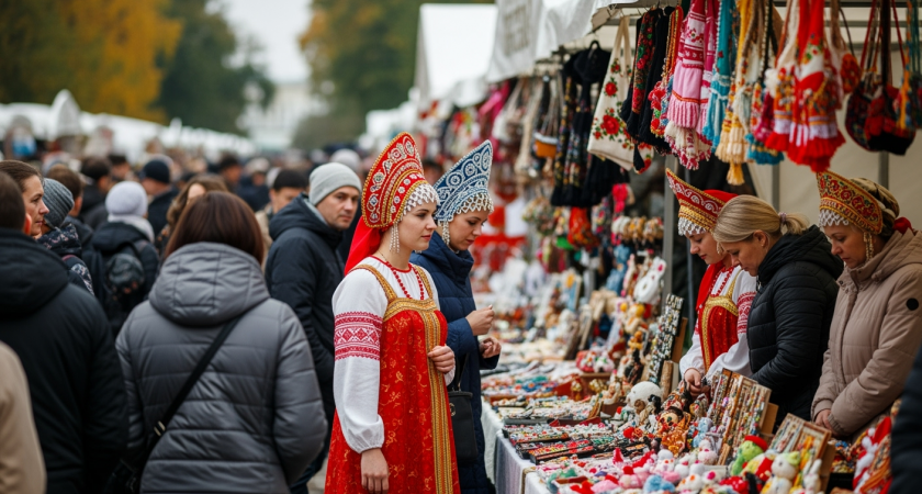 Сотни тысяч кокошников на сотни миллионов: продажи русского стиля взлетели на 110%
