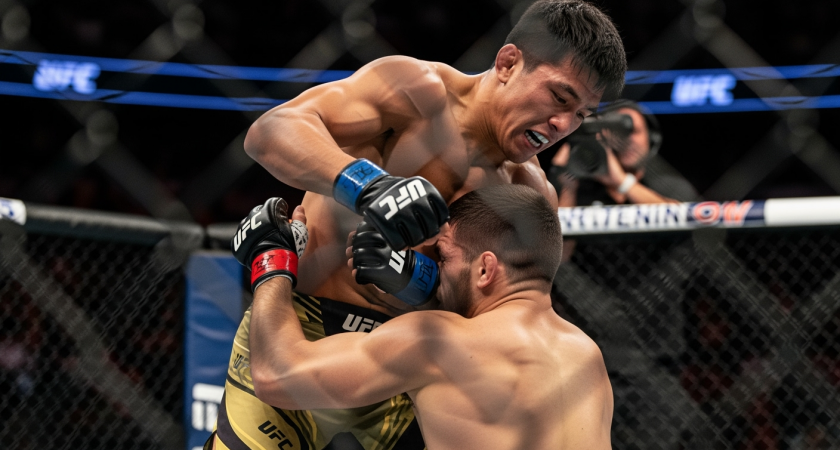 Николай Веретенников уступил гавайцу единогласным решением судей на UFC 320