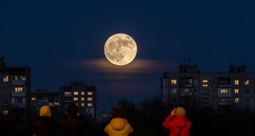 7 октября Луна приблизится к Земле на рекордные 360 тысяч км — суперлуние станет ярче на 30%