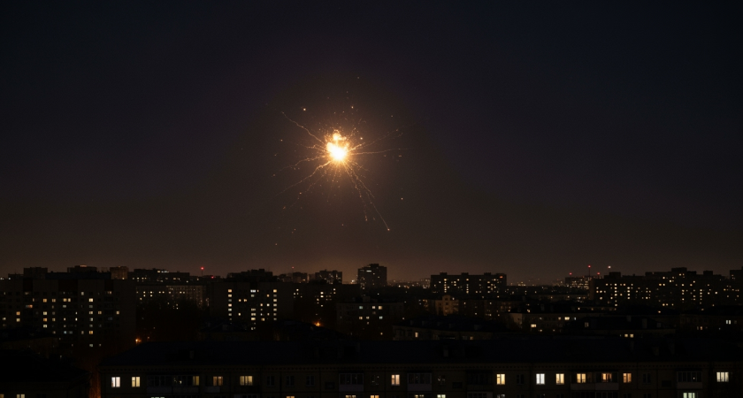 Мощный взрыв в 21:30 потряс северо-западную часть Донецка