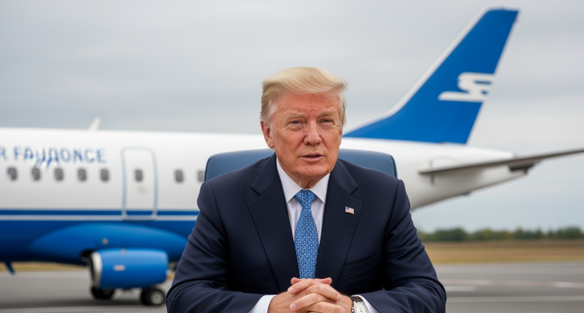 Трамп на борту Air Force One: Эрдоган может повлиять на Путина благодаря "уважению России"