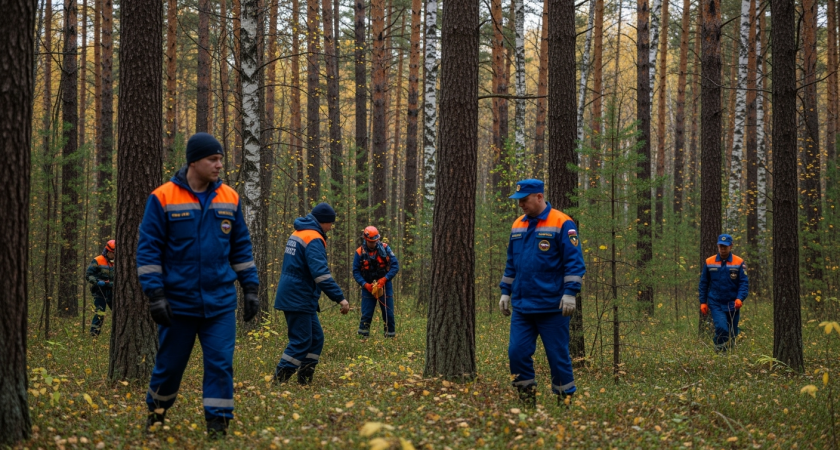 Мужчина заблудился в лесу на трассе Когалым-Сургут: спасатели не смогли его найти