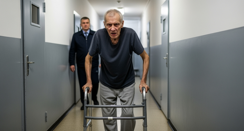 «Ходит с ходунками и похудел на 40 кг»: 68-летний генерал Попов страдает в «Лефортово» после операции на позвоночнике