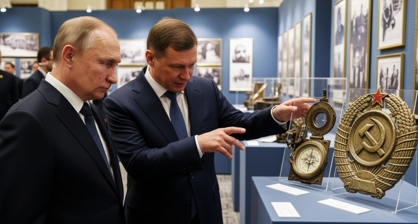 Путину показали компас с безэкипажного катера 1930-х годов, поднятый со дна моря