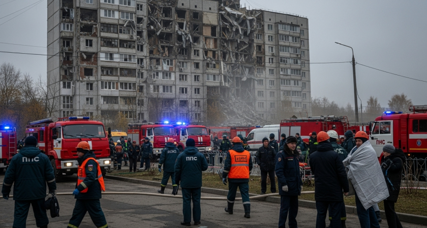 Украинский коптер влетел в квартиру на 14-м этаже: эвакуированы 70 человек в Красногорске