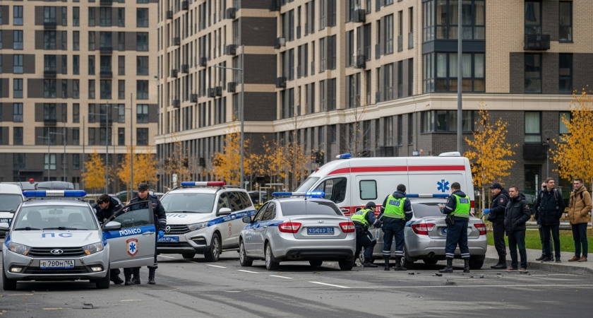Минимум 20 мигрантов устроили побоище с лопатами в ЖК «Прокшино» в Москве