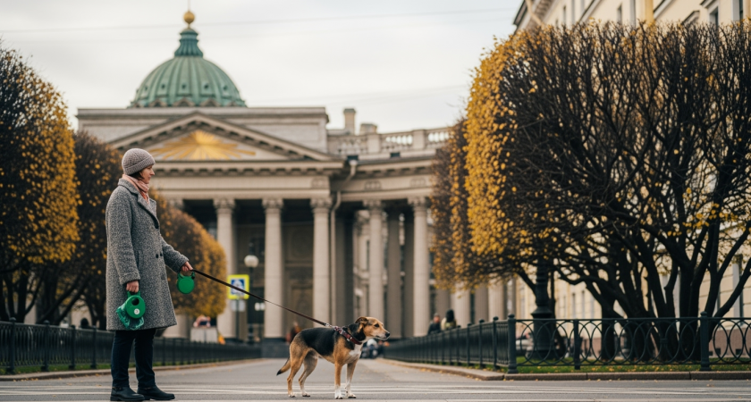 С 8 ноября в Петербурге заработает закон с 13 новыми правилами для владельцев собак