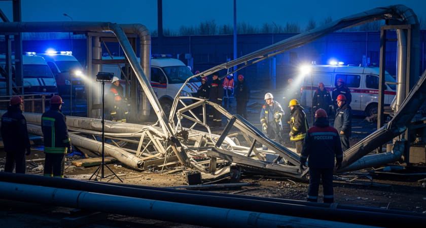 Обломки сбитого дрона повредили оборудование ТЭЦ в Орле: город остался без света