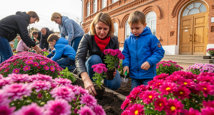 Садоводы скрывают этот октябрьский ритуал с хризантемами: простая подкормка творит чудеса с цветением