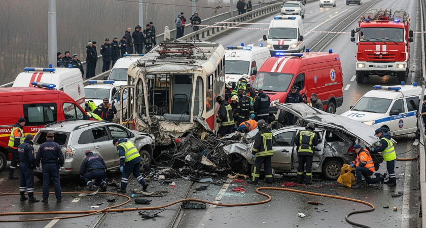 Трагедия на Пролетарском мосту в Туле: четверо погибли до приезда скорой, 21 человек в больницах