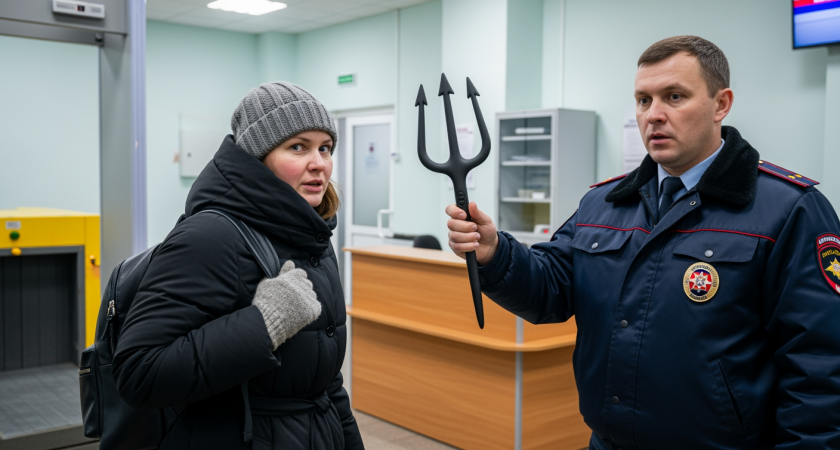 37-летняя уфимка пыталась пронести на бракоразводный процесс черный вибратор-трезубец как улику