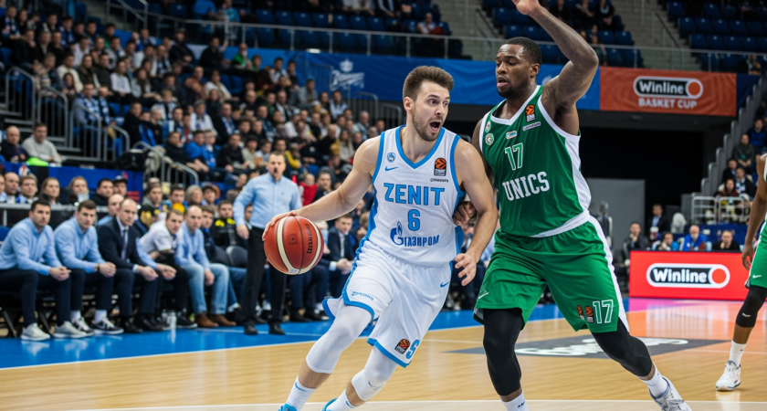 УНИКС мстит «Зениту» за разгром 104:77 в единственном матче дня Winline Cup