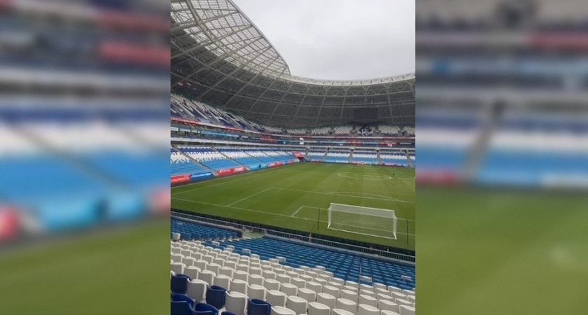 Газон «Самара Арены» восстановили за сутки после фитнес-тренировки с тысячами участников