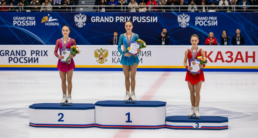 Уроженка Татарстана Дина Хуснутдинова триумфально взяла золото Гран-при с результатом 218,01 балла