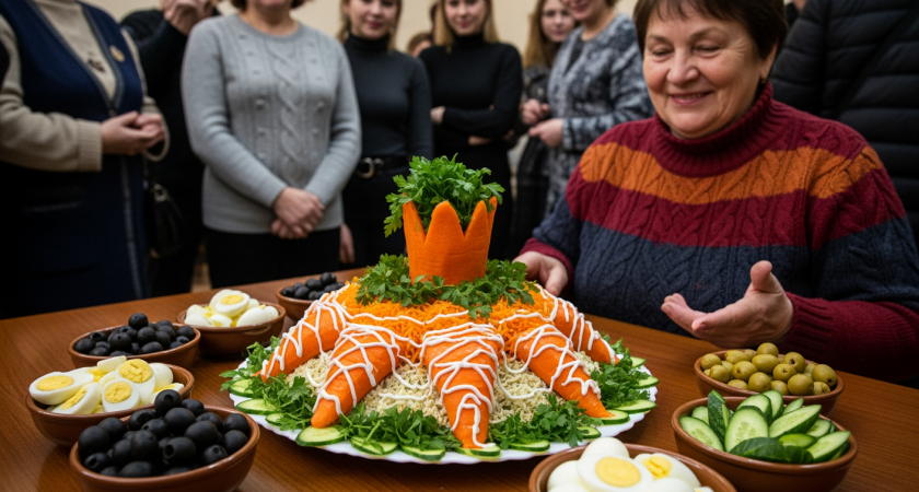Этот салат с морковью принесет удачу в дом: готовлю специально для встречи года Змеи